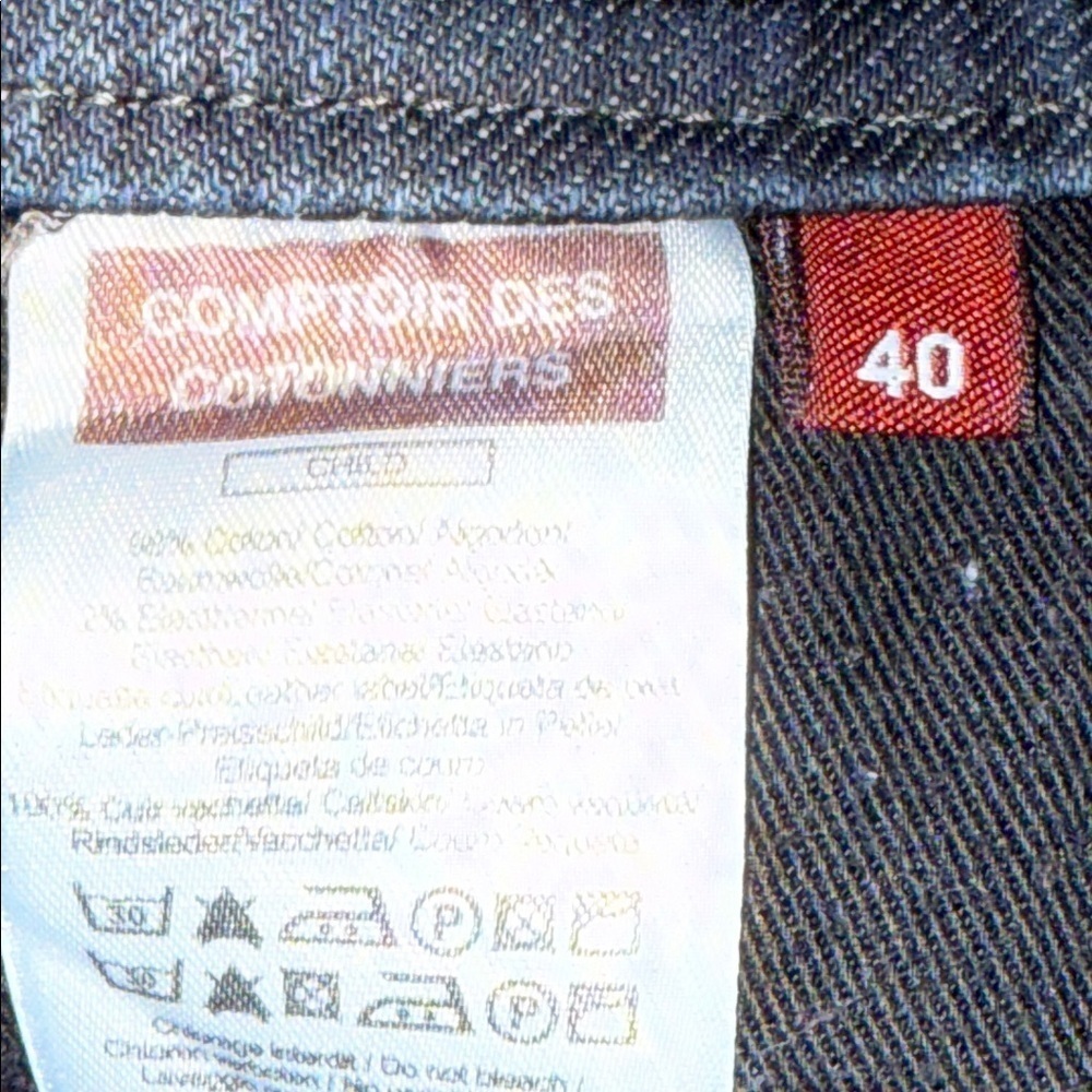 Comptoir des Cotonniers Denim Overall Jumper/ Skirt SZ Medium - Picture 10 of 10